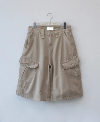pigment dyeing bermuda pants