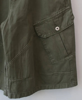 pigment dyeing bermuda pants