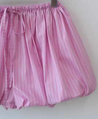 stripe pumpkin shorts