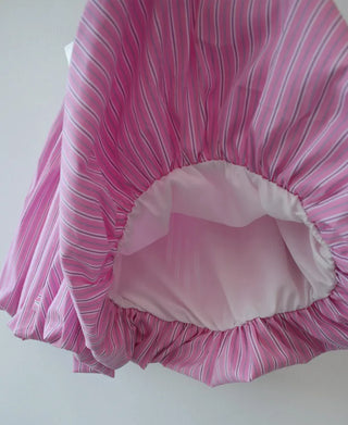 stripe pumpkin shorts