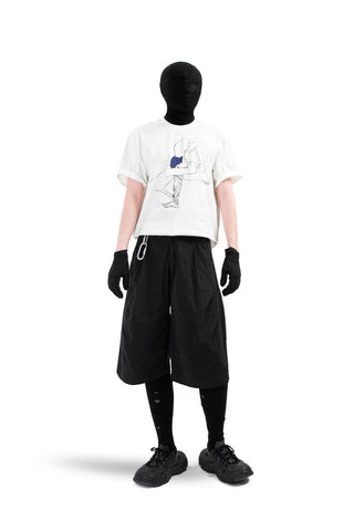 [SOUTH FISH] printed boxy tee