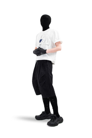 [SOUTH FISH] printed boxy tee