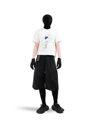 [SOUTH FISH] printed boxy tee