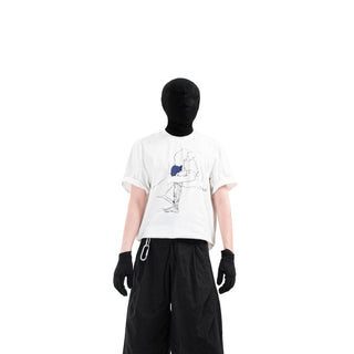 [SOUTH FISH] printed boxy tee