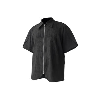 [SOUTH FISH] bark texture shirt