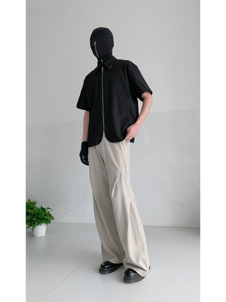 [SOUTH FISH] bark texture shirt