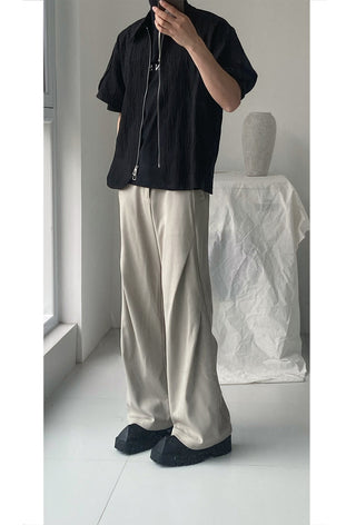 [SOUTH FISH] bark texture shirt