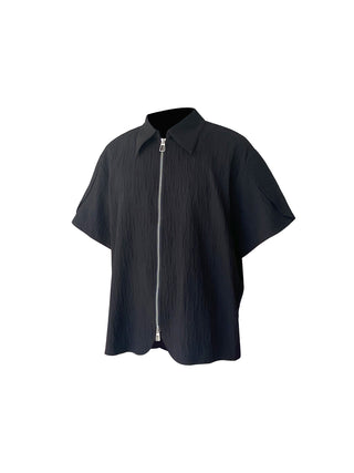[SOUTH FISH] bark texture shirt