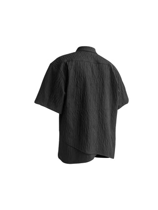 [SOUTH FISH] bark texture shirt