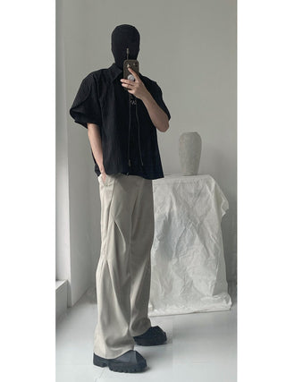 [SOUTH FISH] bark texture shirt