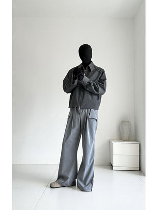 [SOUTH FISH] pleated short coat