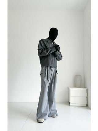 [SOUTH FISH] pleated short coat