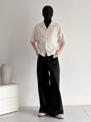 [SOUTH FISH] patchwork suit pants