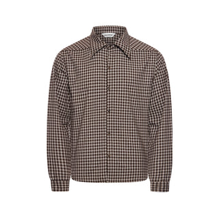 [SOUTH FISH] plaid boxy shirt
