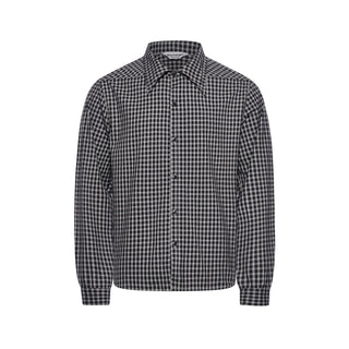 [SOUTH FISH] plaid boxy shirt