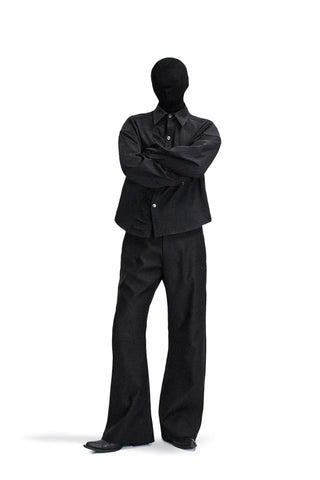 [SOUTH FISH] pleated long shirt
