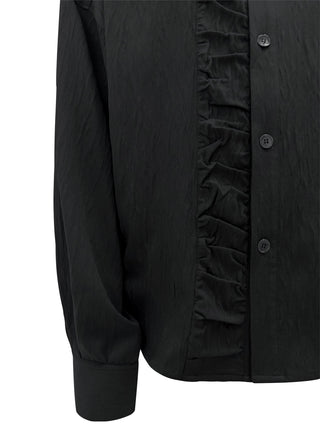 [SOUTH FISH] pleated long shirt