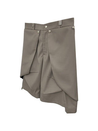 [SOUTH FISH] pleated cropped pants