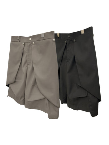 [SOUTH FISH] pleated cropped pants