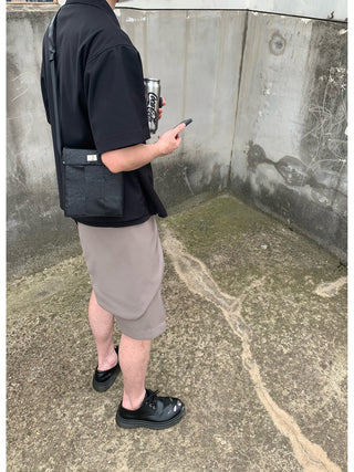 [SOUTH FISH] pleated cropped pants