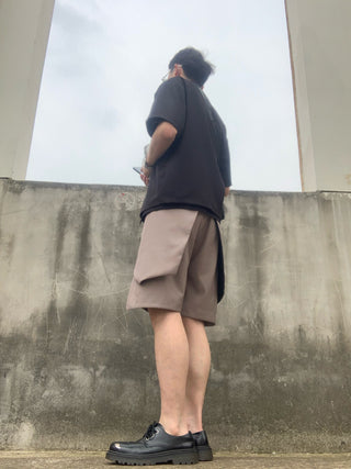 [SOUTH FISH] pleated cropped pants