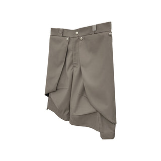 [SOUTH FISH] pleated cropped pants