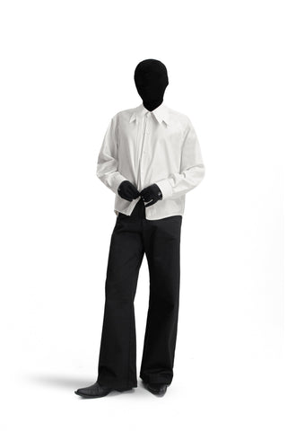 [SOUTH FISH] pleated tr shirt