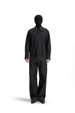[SOUTH FISH] pleated tr shirt