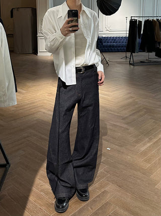 [SOUTH FISH] pleated tr shirt