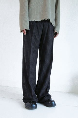 [SOUTH FISH] striped wool pants