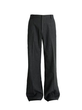 [SOUTH FISH] striped wool pants