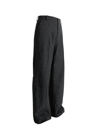 [SOUTH FISH] striped wool pants