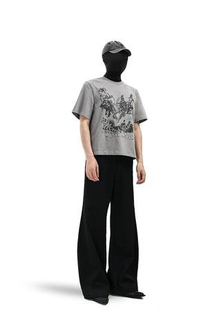 [SOUTH FISH] wide leg suit pants