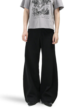 [SOUTH FISH] wide leg suit pants
