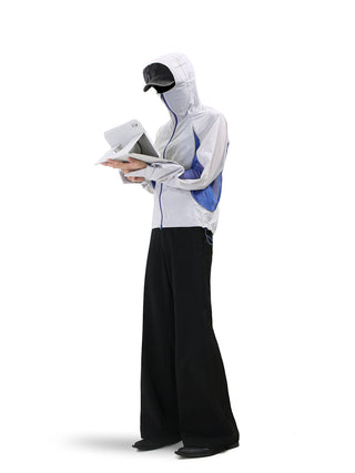 [SOUTH FISH] wide leg suit pants