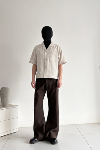 [SOUTH FISH] cuban collar shirt