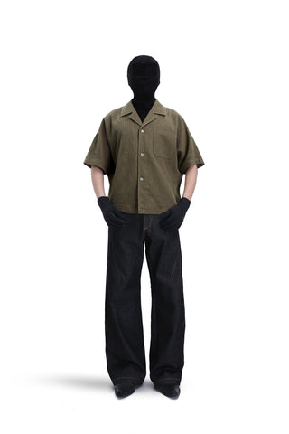 [SOUTH FISH] cuban collar shirt
