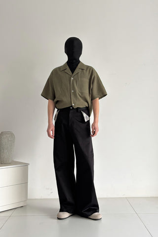 [SOUTH FISH] cuban collar shirt