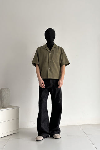 [SOUTH FISH] cuban collar shirt
