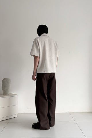 [SOUTH FISH] cuban collar shirt