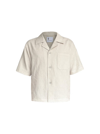 [SOUTH FISH] cuban collar shirt