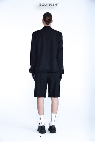 [SOUTH FISH] rivet pleated pants