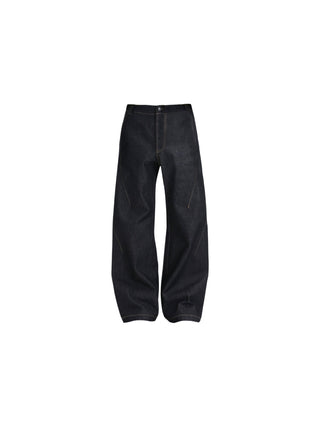 [SOUTH FISH] loose straight jeans