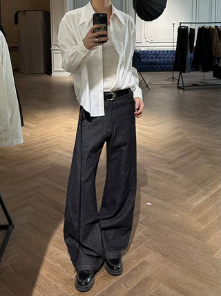 [SOUTH FISH] loose straight jeans