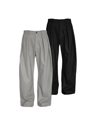 [SOUTH FISH] pleated casual pants