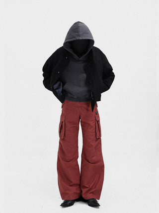 [SOUTH FISH] pocket tank pants