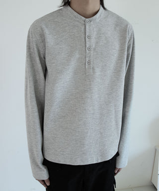 [SOUTH FISH] henley collar tee