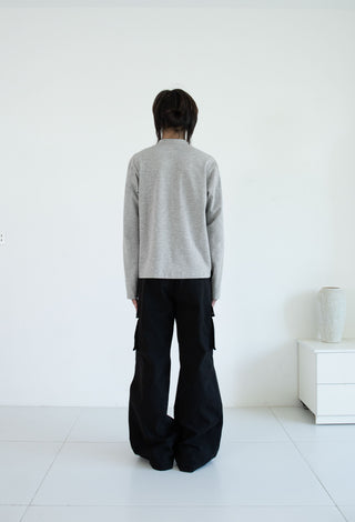 [SOUTH FISH] henley collar tee