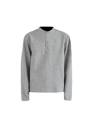 [SOUTH FISH] henley collar tee