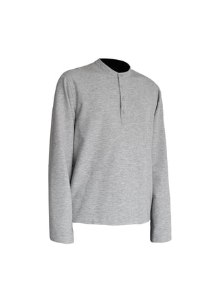 [SOUTH FISH] henley collar tee